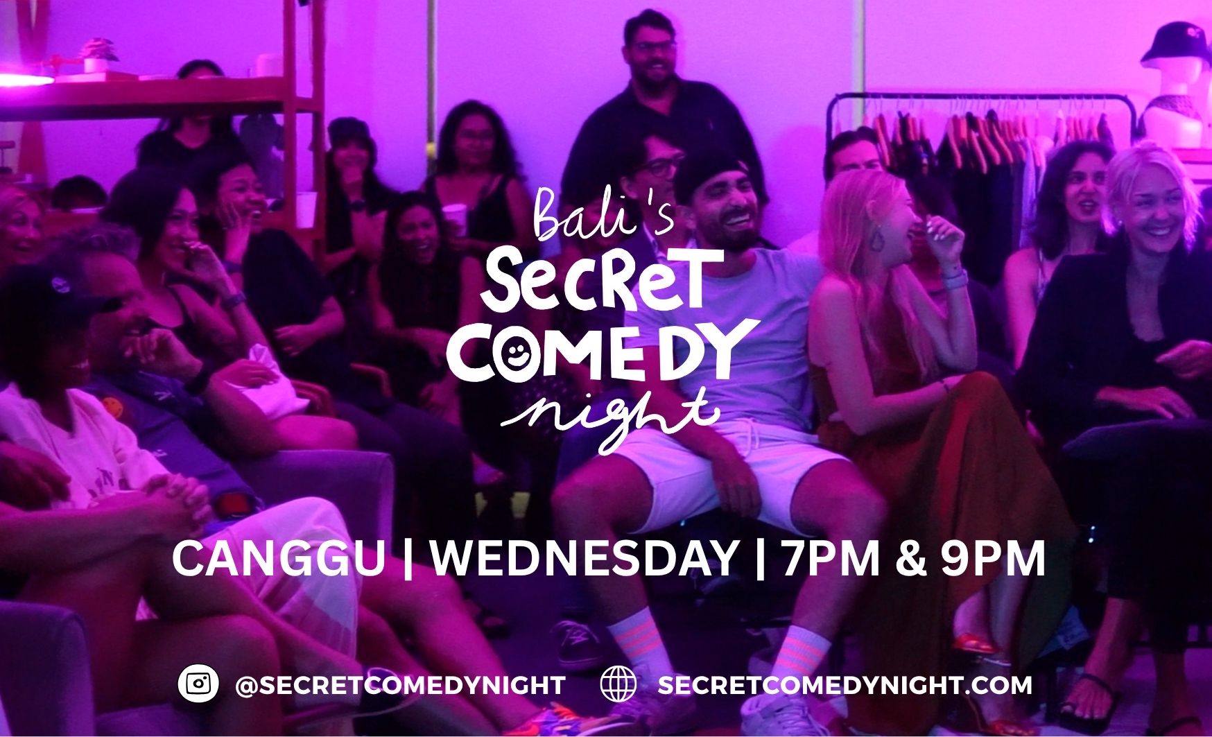 Wednesday Canggu Banner Secret Comedy Night Bali